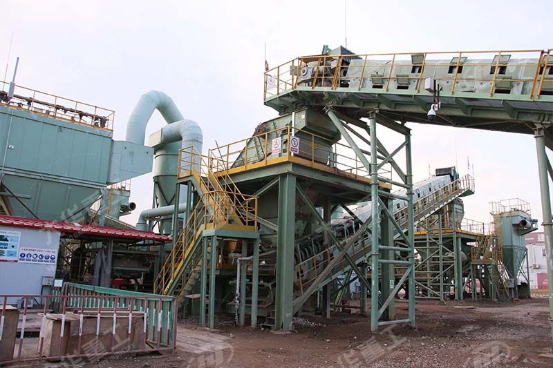 大華重工建筑垃圾生產(chǎn)線，助力建筑垃圾的資源化利用